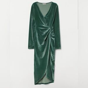 Fitted velour dress